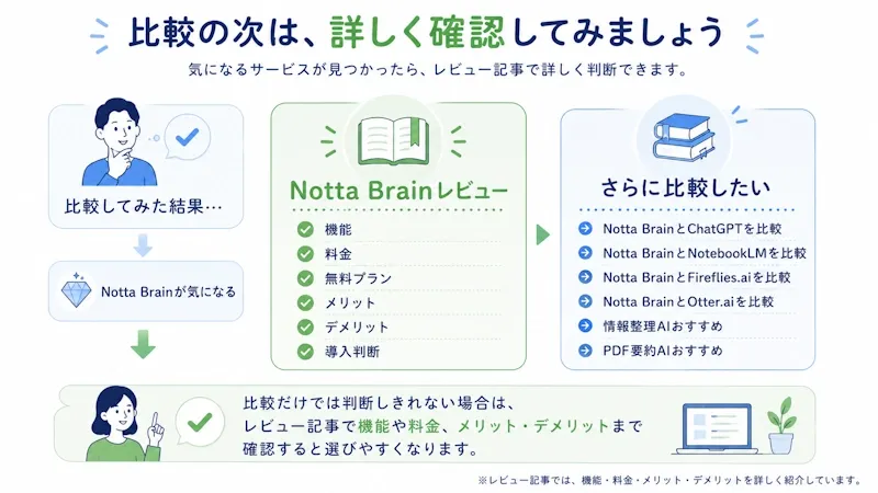 比較の次に読むべき記事