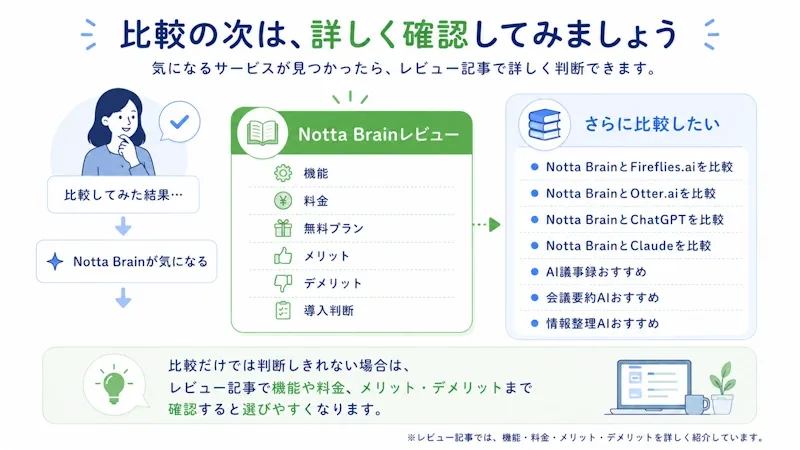 比較の次に読むべき記事
